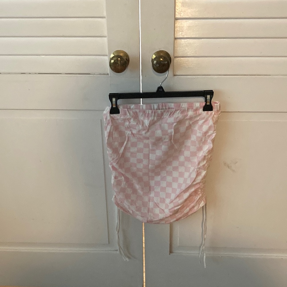 Large checkered Adika skirt
